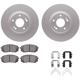 Purchase Top-Quality DYNAMIC FRICTION COMPANY - 4312-03080 - Front Disc Brake Kit pa4