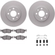 Purchase Top-Quality DYNAMIC FRICTION COMPANY - 4312-07001 - Front Disc Brake Kit pa2