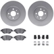 Purchase Top-Quality DYNAMIC FRICTION COMPANY - 4312-07007 - Front Disc Brake Kit pa1