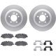 Purchase Top-Quality DYNAMIC FRICTION COMPANY - 4312-11006 - Front Disc Brake Kit pa1