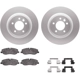 Purchase Top-Quality DYNAMIC FRICTION COMPANY - 4312-11006 - Front Disc Brake Kit pa4