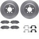 Purchase Top-Quality DYNAMIC FRICTION COMPANY - 4312-11008 - Front Disc Brake Kit pa1