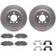 Purchase Top-Quality DYNAMIC FRICTION COMPANY - 4312-11008 - Front Disc Brake Kit pa4