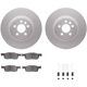 Purchase Top-Quality DYNAMIC FRICTION COMPANY - 4312-11023 - Front Disc Brake Kit pa4
