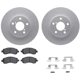 Purchase Top-Quality DYNAMIC FRICTION COMPANY - 4312-13008 - Front Disc Brake Kit pa1