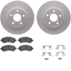 Purchase Top-Quality DYNAMIC FRICTION COMPANY - 4312-13008 - Front Disc Brake Kit pa2