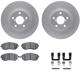 Purchase Top-Quality DYNAMIC FRICTION COMPANY - 4312-13013 - Front Disc Brake Kit pa1