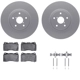 Purchase Top-Quality DYNAMIC FRICTION COMPANY - 4312-13021 - Front Disc Brake Kit pa2