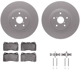 Purchase Top-Quality DYNAMIC FRICTION COMPANY - 4312-13021 - Front Disc Brake Kit pa3