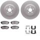 Purchase Top-Quality DYNAMIC FRICTION COMPANY - 4312-13023 - Front Disc Brake Kit pa2