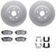 Purchase Top-Quality DYNAMIC FRICTION COMPANY - 4312-13024 - Front Disc Brake Kit pa1