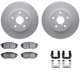 Purchase Top-Quality DYNAMIC FRICTION COMPANY - 4312-13025 - Front Disc Brake Kit pa1