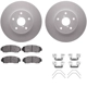 Purchase Top-Quality DYNAMIC FRICTION COMPANY - 4312-13034 - Front Disc Brake Kit pa5