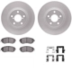 Purchase Top-Quality DYNAMIC FRICTION COMPANY - 4312-13035 - Front Disc Brake Kit pa3