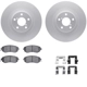 Purchase Top-Quality DYNAMIC FRICTION COMPANY - 4312-13036 - Front Disc Brake Kit pa1