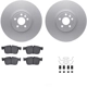 Purchase Top-Quality DYNAMIC FRICTION COMPANY - 4312-20020 - Front Disc Brake Kit pa1