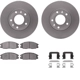 Purchase Top-Quality DYNAMIC FRICTION COMPANY - 4312-21004 - Front Disc Brake Kit pa4