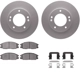 Purchase Top-Quality DYNAMIC FRICTION COMPANY - 4312-21005 - Front Disc Brake Kit pa3