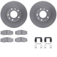 Purchase Top-Quality DYNAMIC FRICTION COMPANY - 4312-21006 - Front Disc Brake Kit pa1