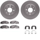 Purchase Top-Quality DYNAMIC FRICTION COMPANY - 4312-21011 - Front Disc Brake Kit pa3