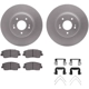 Purchase Top-Quality Front Disc Brake Kit by DYNAMIC FRICTION COMPANY - 4312-21038 pa2