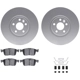 Purchase Top-Quality DYNAMIC FRICTION COMPANY - 4312-27043 - Front Disc Brake Kit pa1