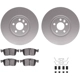 Purchase Top-Quality DYNAMIC FRICTION COMPANY - 4312-27043 - Front Disc Brake Kit pa3