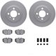 Purchase Top-Quality DYNAMIC FRICTION COMPANY - 4312-31006 - Front Disc Brake Kit pa1