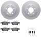 Purchase Top-Quality DYNAMIC FRICTION COMPANY - 4312-31010 - Front Disc Brake Kit pa1
