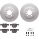 Purchase Top-Quality DYNAMIC FRICTION COMPANY - 4312-31018 - Front Disc Brake Kit pa3