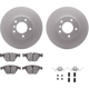 Purchase Top-Quality DYNAMIC FRICTION COMPANY - 4312-31060 - Front Disc Brake Kit pa5