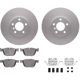Purchase Top-Quality DYNAMIC FRICTION COMPANY - 4312-31065 - Front Disc Brake Kit pa3