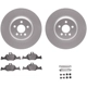 Purchase Top-Quality DYNAMIC FRICTION COMPANY - 4312-31097 - Front Disc Brake Kit pa2