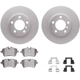 Purchase Top-Quality DYNAMIC FRICTION COMPANY - 4312-32008 - Front Disc Brake Kit pa4