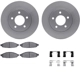 Purchase Top-Quality DYNAMIC FRICTION COMPANY - 4312-39011 - Front Disc Brake Kit pa1