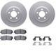 Purchase Top-Quality DYNAMIC FRICTION COMPANY - 4312-39015 - Front Disc Brake Kit pa1