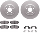 Purchase Top-Quality DYNAMIC FRICTION COMPANY - 4312-39015 - Front Disc Brake Kit pa2