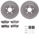 Purchase Top-Quality DYNAMIC FRICTION COMPANY - 4312-40011 - Front Disc Brake Kit pa2