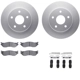 Purchase Top-Quality DYNAMIC FRICTION COMPANY - 4312-40028 - Front Disc Brake Kit pa1