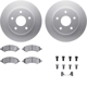 Purchase Top-Quality DYNAMIC FRICTION COMPANY - 4312-40035 - Front Disc Brake Kit pa1