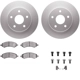 Purchase Top-Quality DYNAMIC FRICTION COMPANY - 4312-40035 - Front Disc Brake Kit pa3
