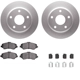 Purchase Top-Quality DYNAMIC FRICTION COMPANY - 4312-40037 - Front Disc Brake Kit pa2