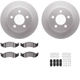 Purchase Top-Quality DYNAMIC FRICTION COMPANY - 4312-42002 - Front Disc Brake Kit pa3