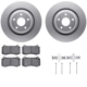 Purchase Top-Quality DYNAMIC FRICTION COMPANY - 4312-42015 - Ensemble de disque de frein avant pa1