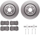 Purchase Top-Quality DYNAMIC FRICTION COMPANY - 4312-42015 - Front Disc Brake Kit pa2