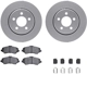 Purchase Top-Quality DYNAMIC FRICTION COMPANY - 4312-42016 - Front Disc Brake Kit pa1
