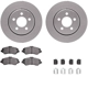 Purchase Top-Quality DYNAMIC FRICTION COMPANY - 4312-42016 - Front Disc Brake Kit pa3