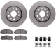 Purchase Top-Quality DYNAMIC FRICTION COMPANY - 4312-42025 - Front Disc Brake Kit pa3