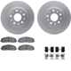 Purchase Top-Quality DYNAMIC FRICTION COMPANY - 4312-42026 - Front Disc Brake Kit pa1