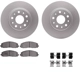 Purchase Top-Quality DYNAMIC FRICTION COMPANY - 4312-42026 - Front Disc Brake Kit pa5